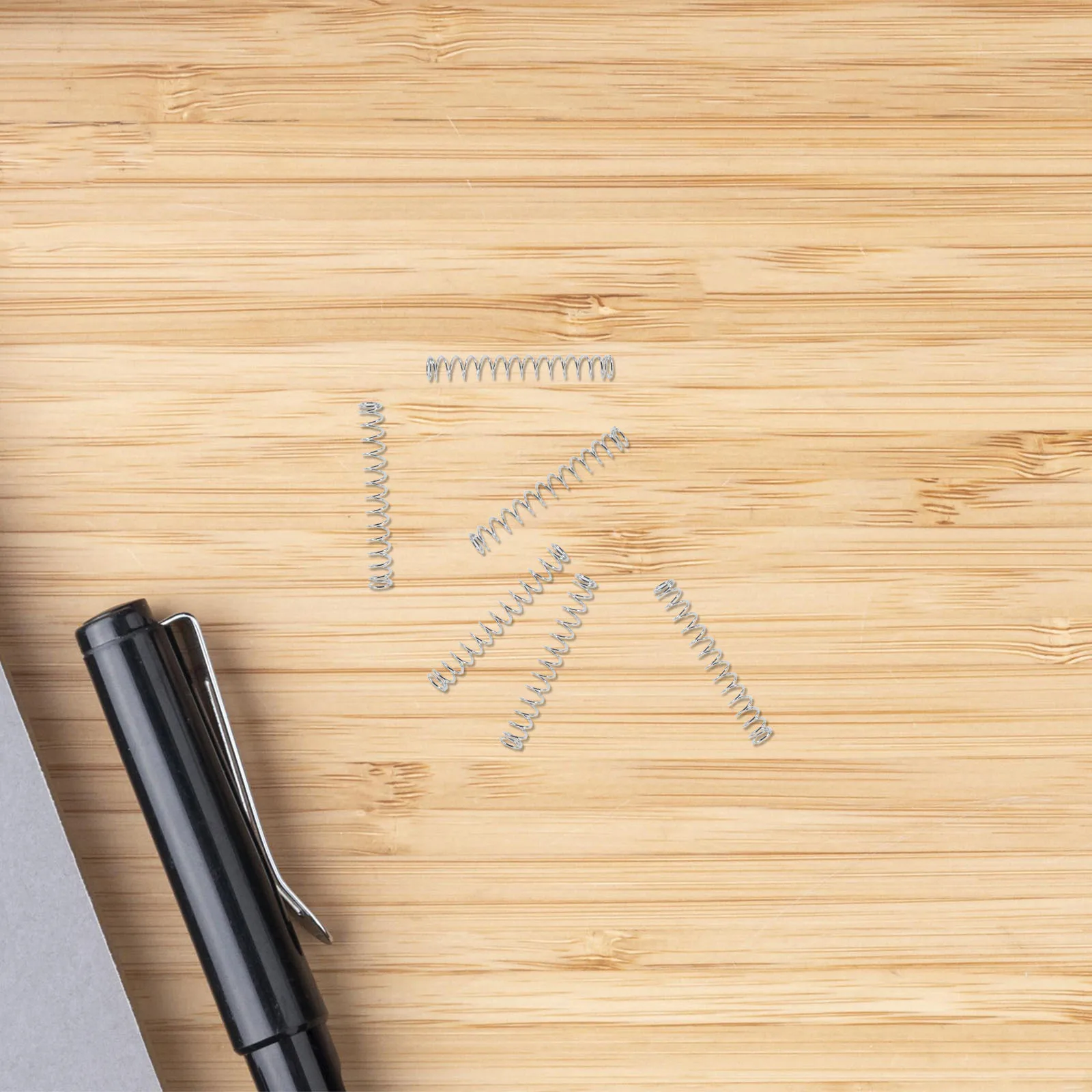 

50 шт. пружин для шариковых ручек из нержавеющей стали, сменные, для офиса и школы, запасные части для выдвижных ручек