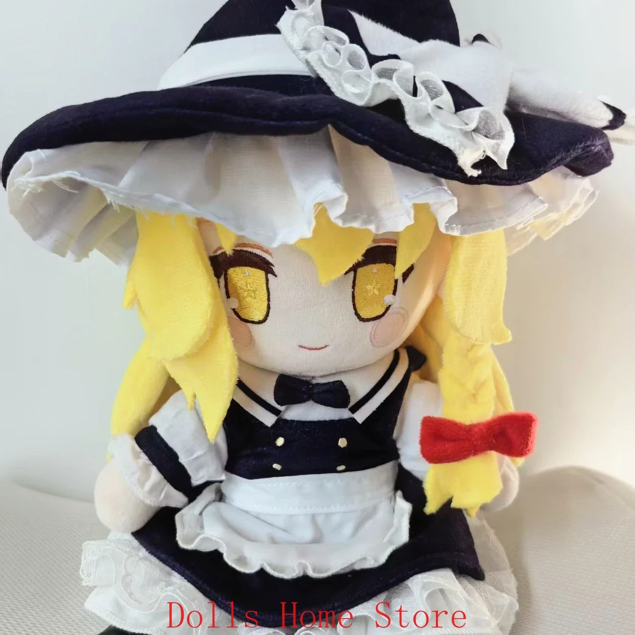 

23 см TouHou Project Kawaii Girl Kirisame Marisa аниме косплей мягкий хлопок поза сидения мультфильм плюшевая мягкая подушка подарок