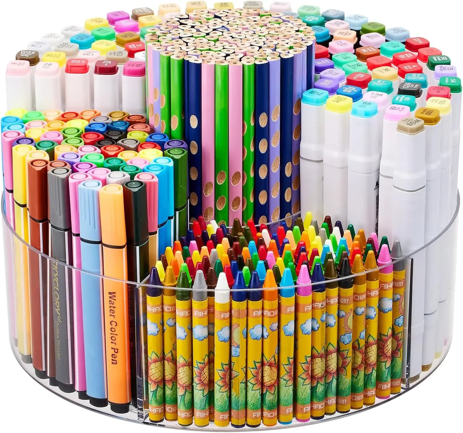 organizer-per-pennarelli-in-acrilico-da-scrivania-portapenne-girevole-a-360-gradi-organizer-per-riporre-materiali-artistici-6-slot-trasparente-la
