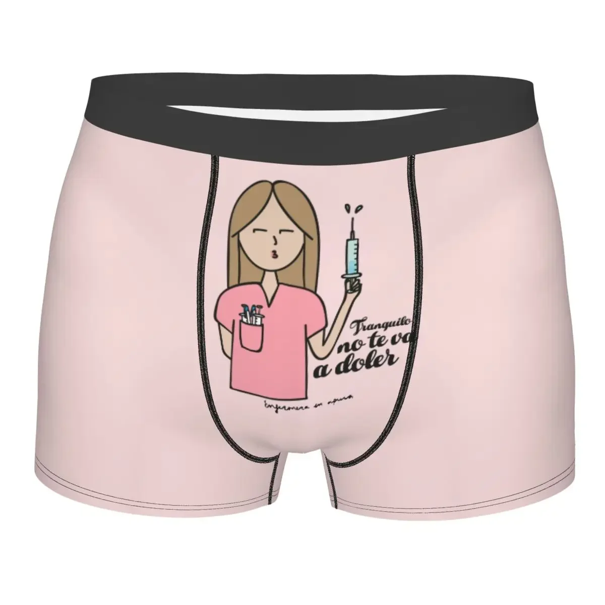 

Custom Enfermera En Apuros Doctor Nurse Medical Underwear Male Print Boxer Shorts Panties Briefs Soft Underpants