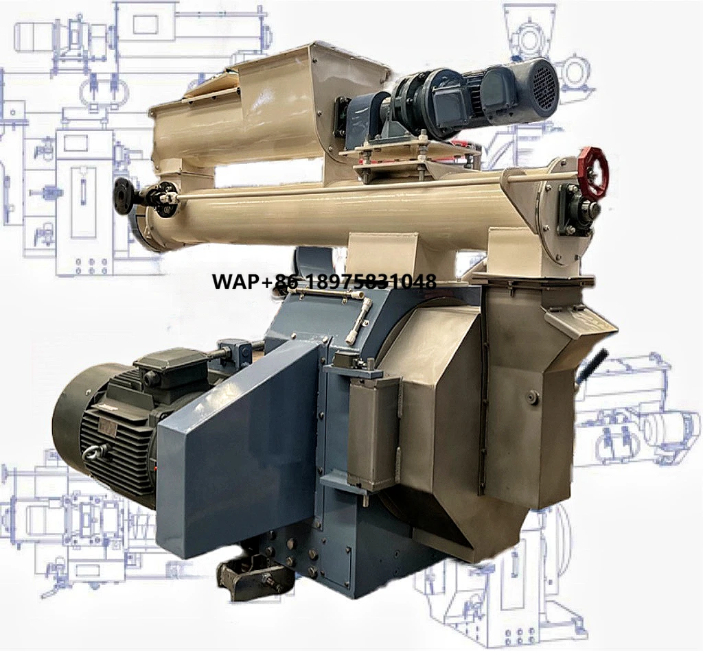 2 Ton Per Hour Ring Die Pellet Mill for Animal Feed Poultry Livestock Farm Use Feed Processing Pellet Machine
