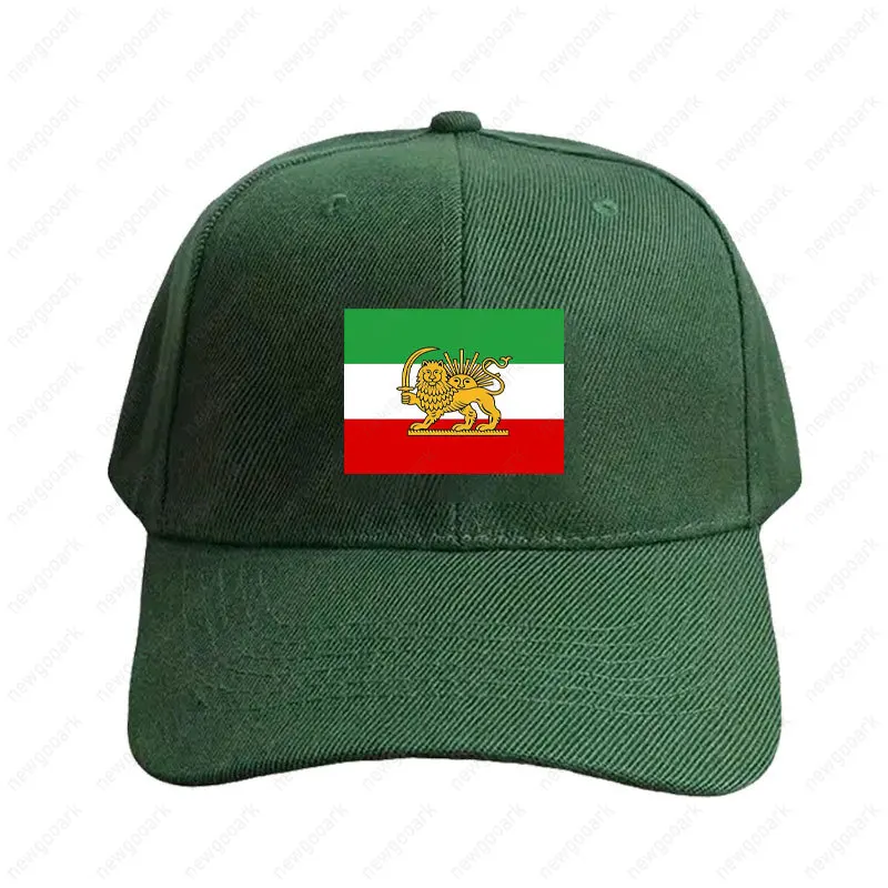 

Бейсболка с изображением старого трехцветного флага Ирана 1964–1980 годов, иранский национальный символ, шапка с изображением персидского льва и солнца, мужская кепка, бейсболка с принтом, для взрослых