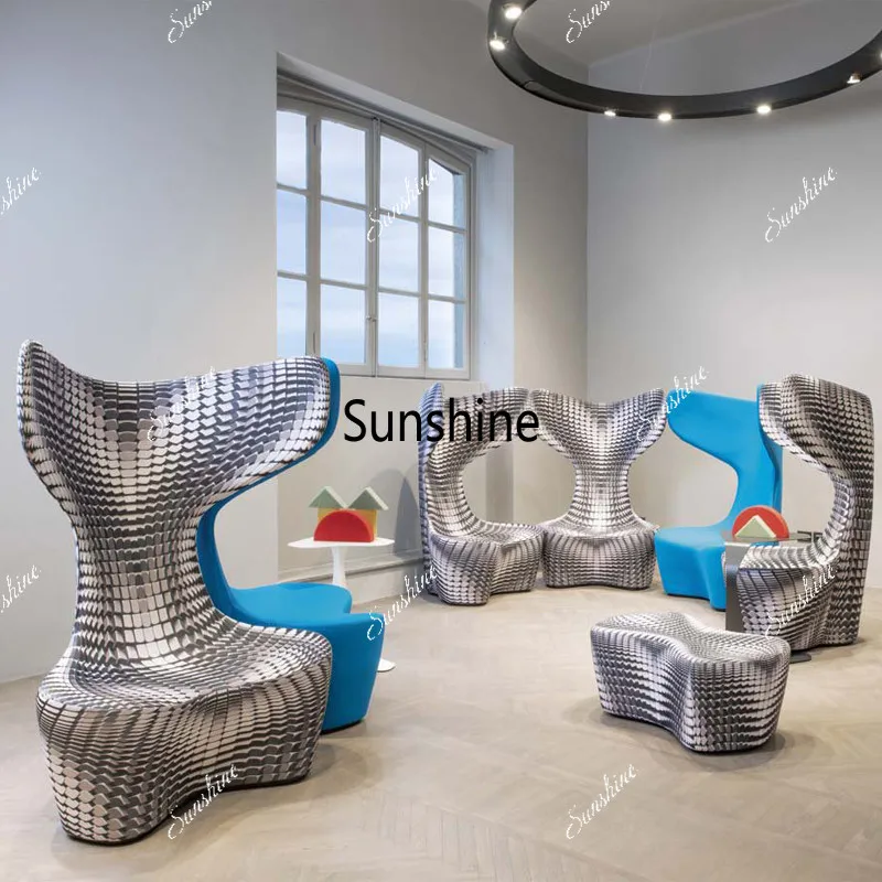 Nordic light luxury creative chair special-shaped fishtail chair