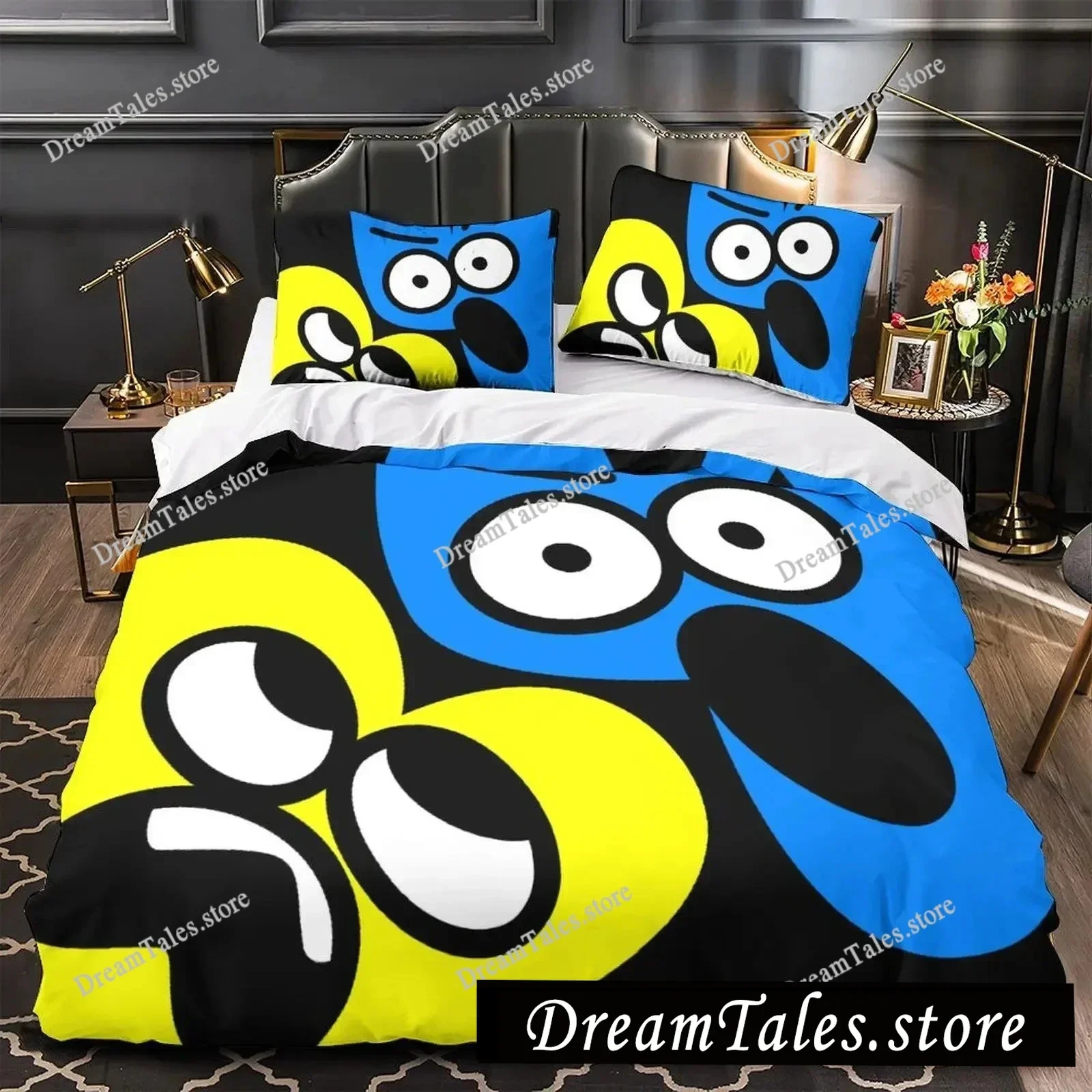 

3D Print Cartoon Jacknjellify Bedding Set Boys Girls Twin Queen King Size Duvet Cover Pillowcase Bed Boys Adult