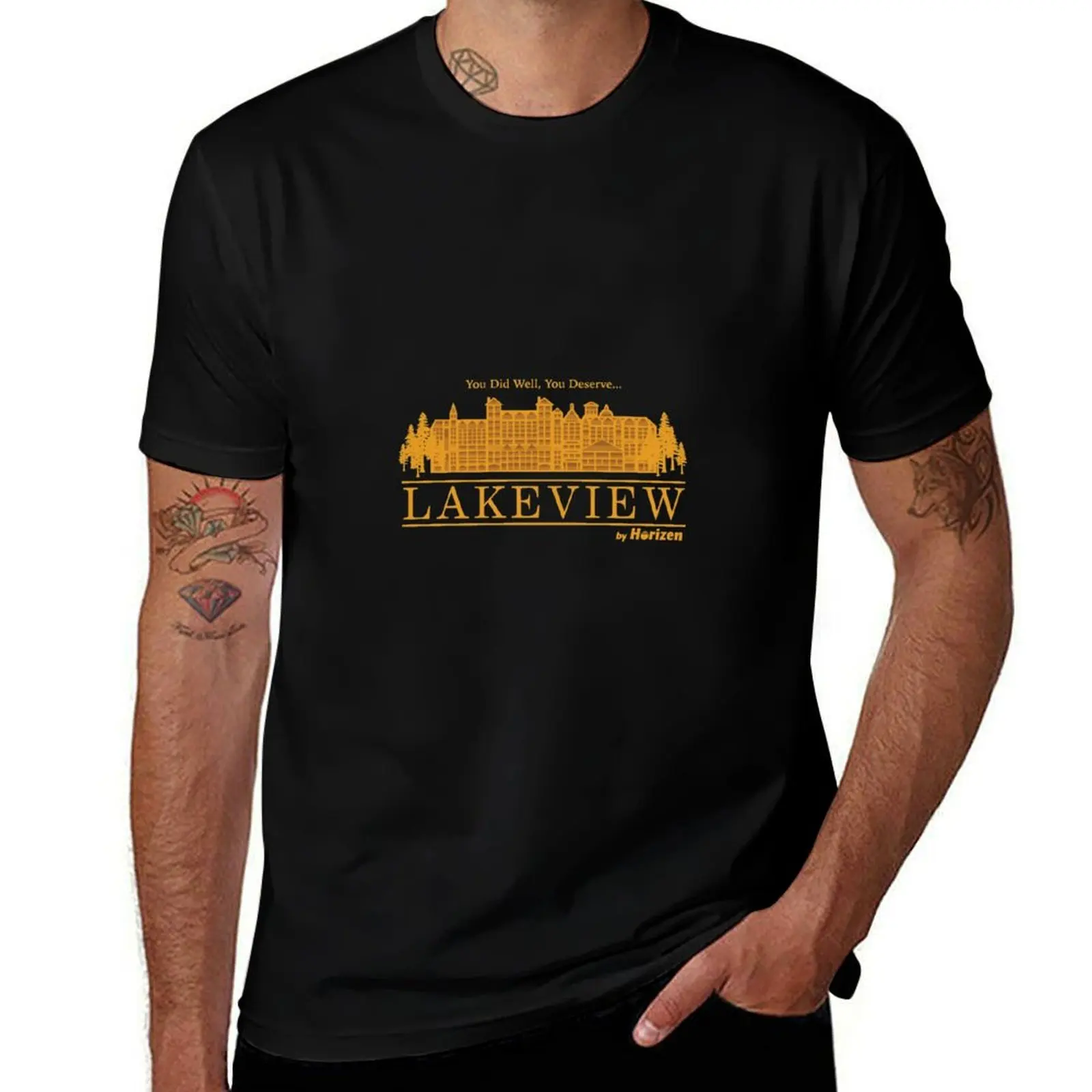 Футболка Upload Lakeview By Horizen, повседневная модная футболка с коротким рукавом