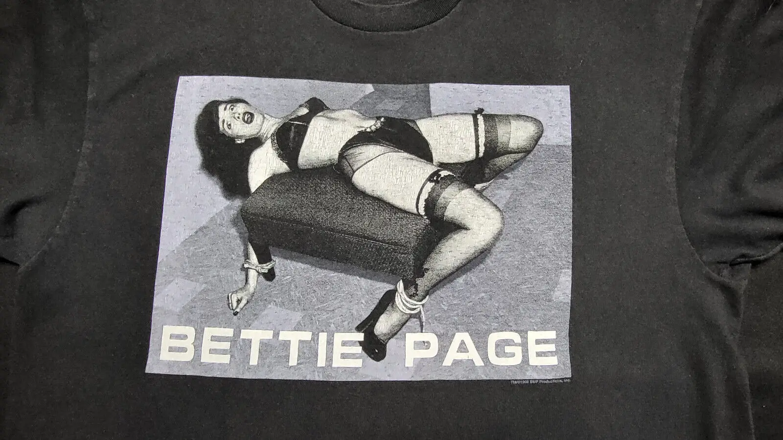 Bettie Page Funny Fashion  1998 Shirt Classic Black Unisex S-5XL CC3526