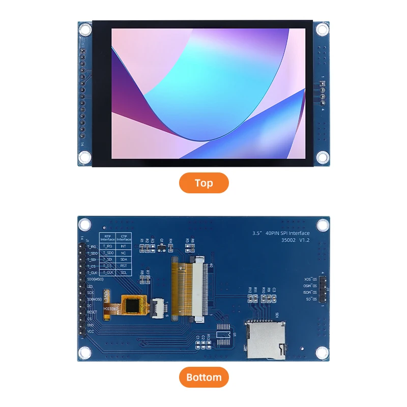 Imagem -03 - Ips Lcd Display Module com Toque Capacitivo e Spi Ctp 320x480resolution St7796 Stm32 Stc32esp32 Projetos Faça Você Mesmo 35