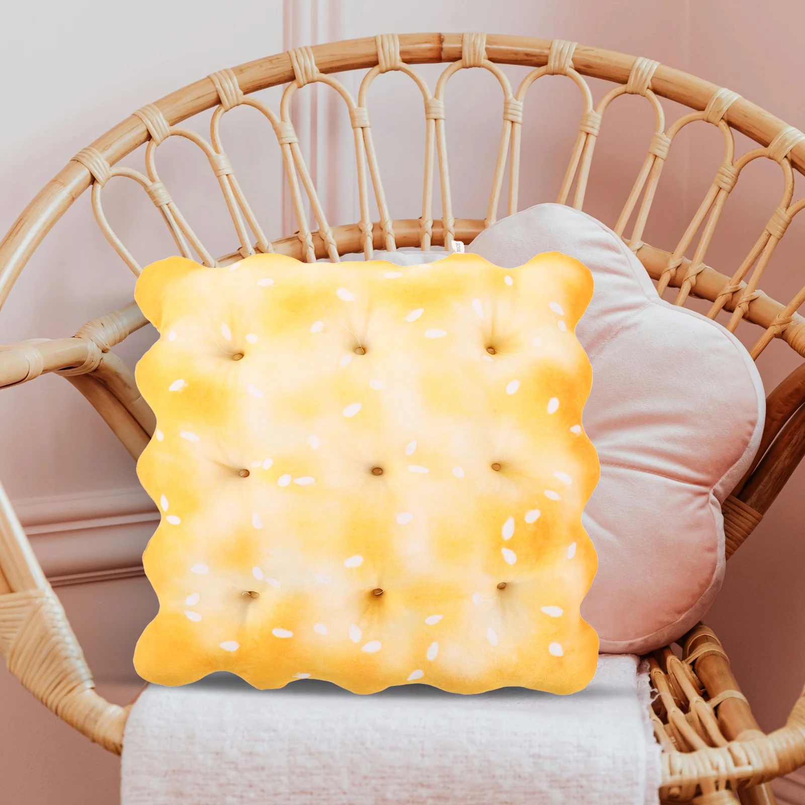 45 سنتيمتر واقعية البسكويت محاكاة كوكي وسادة وسادة مريحة للمنزل أريكة الفراش الإبداعية الزخرفية هدية للأصدقاء و