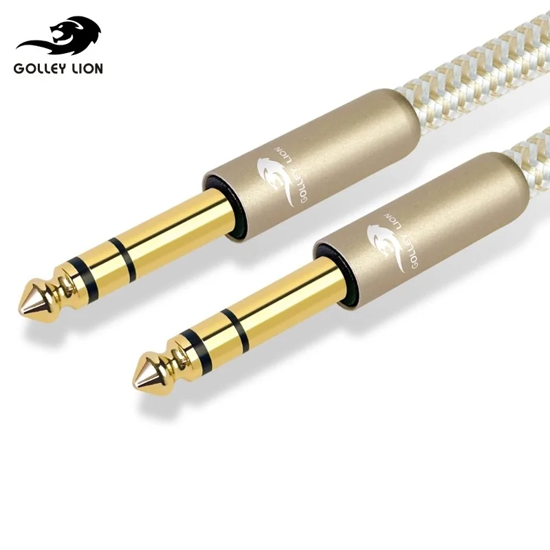 

1/4 Inch TRS 6.35mm male to male Stereo Audio Cable for Amplifier Mixer Console Electric Guitar Interconnect Shielded Cords