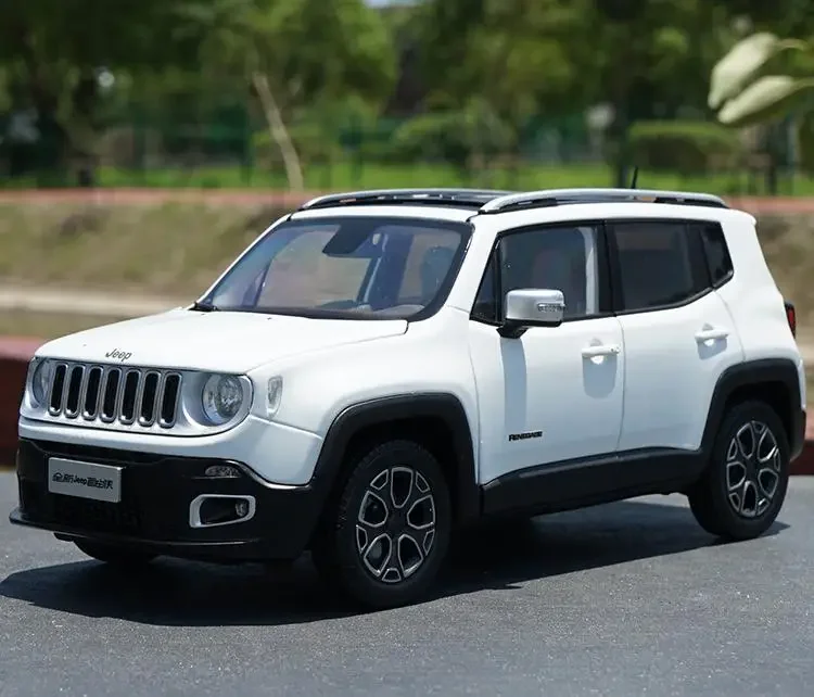 Original 1:18 Jeep Renegade Diecast SUV Model Free Knight Model,Alloy Imitation Car Model Toy Gift Collection, Display