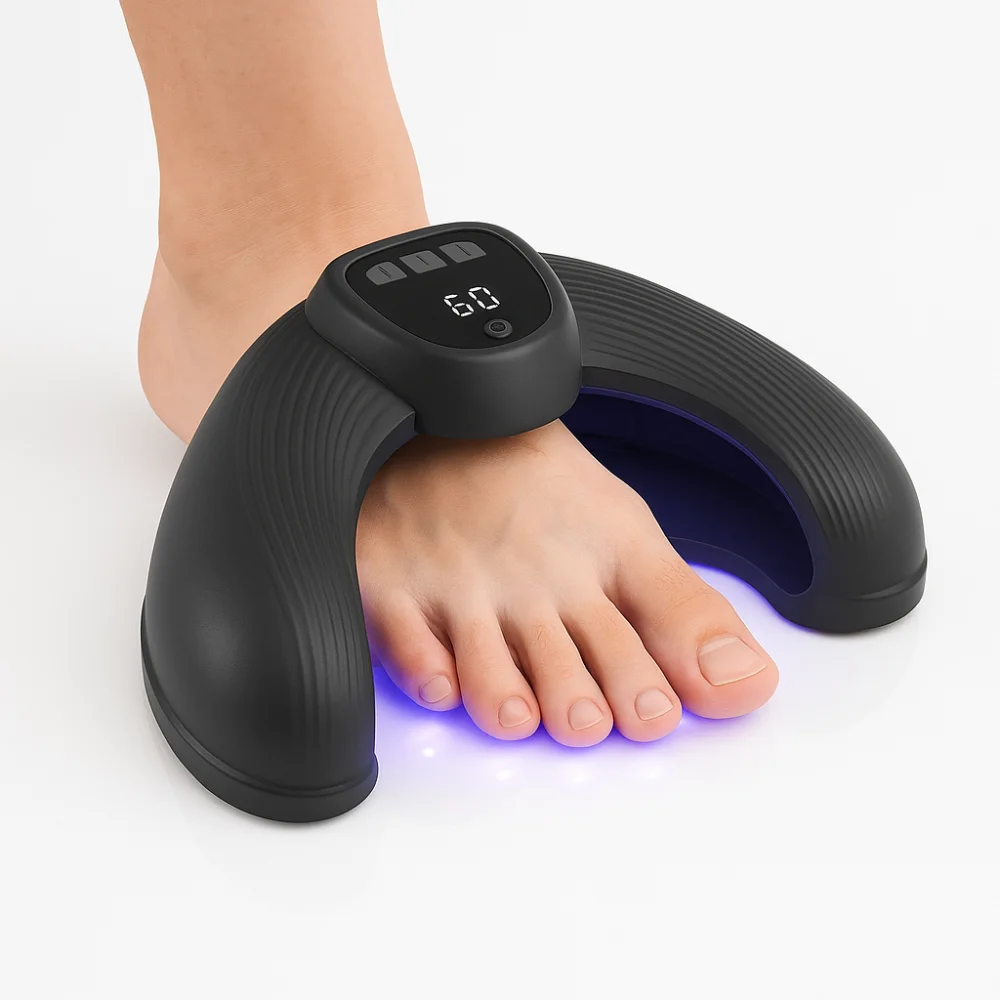 UV Led Nail Art Lamp with Display Effectively Remove Foldable Nail Quick Dryer Auto On and 3 Timer Adjustable Curing Lamp