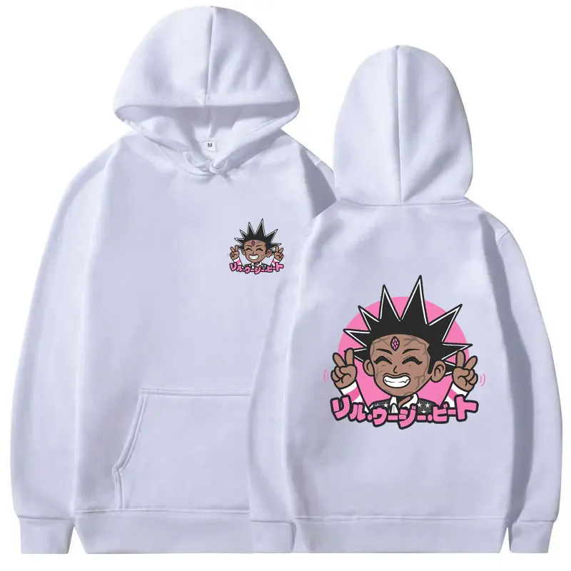 Sweat à capuche unisexe Rared Lil Uzi Vert pour hommes et femmes, bande rose, meme drôle, mode hip hop, streetwear vintage, sweats à capuche