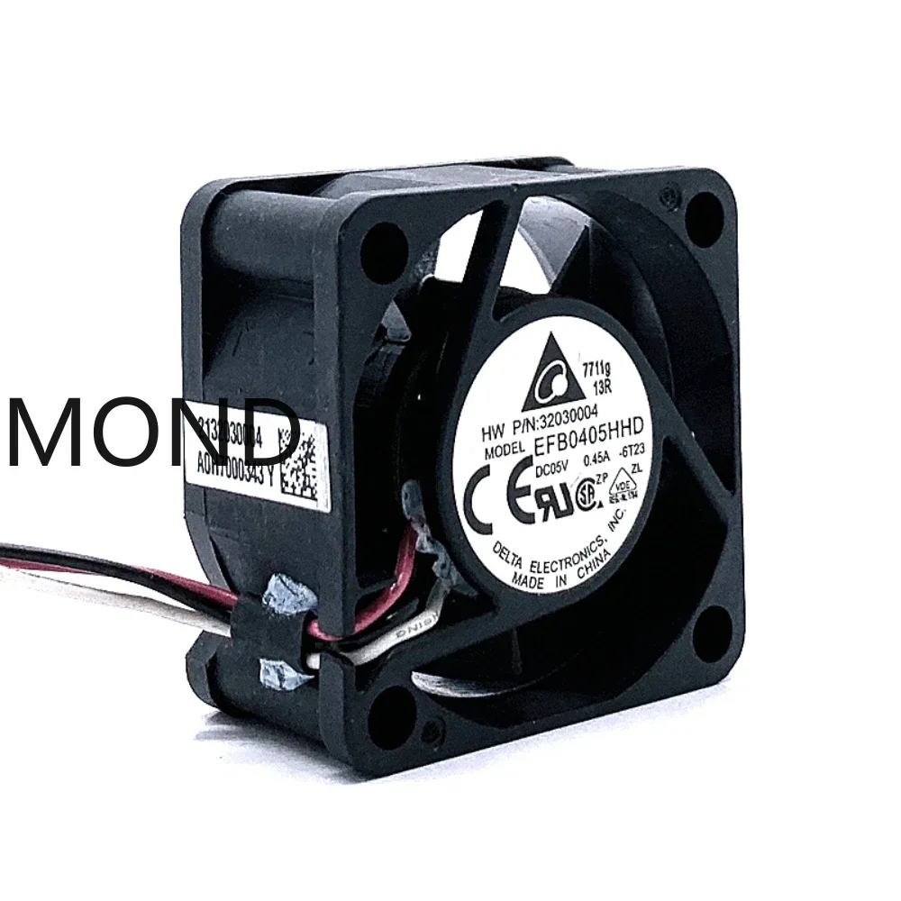 EFB0405HHD Switch Fan Delta 4020 5V 0.45A 4cm Stall Alarm Dual Ball 3600 5600 Switch Chassis Fan