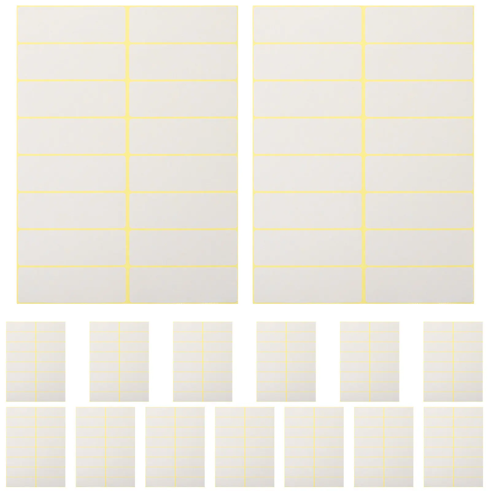 

15 листов белых этикеток-ценников, маленькие самоклеящиеся этикетки для маркировки, учета запасов, розничной торговли, дома и офиса