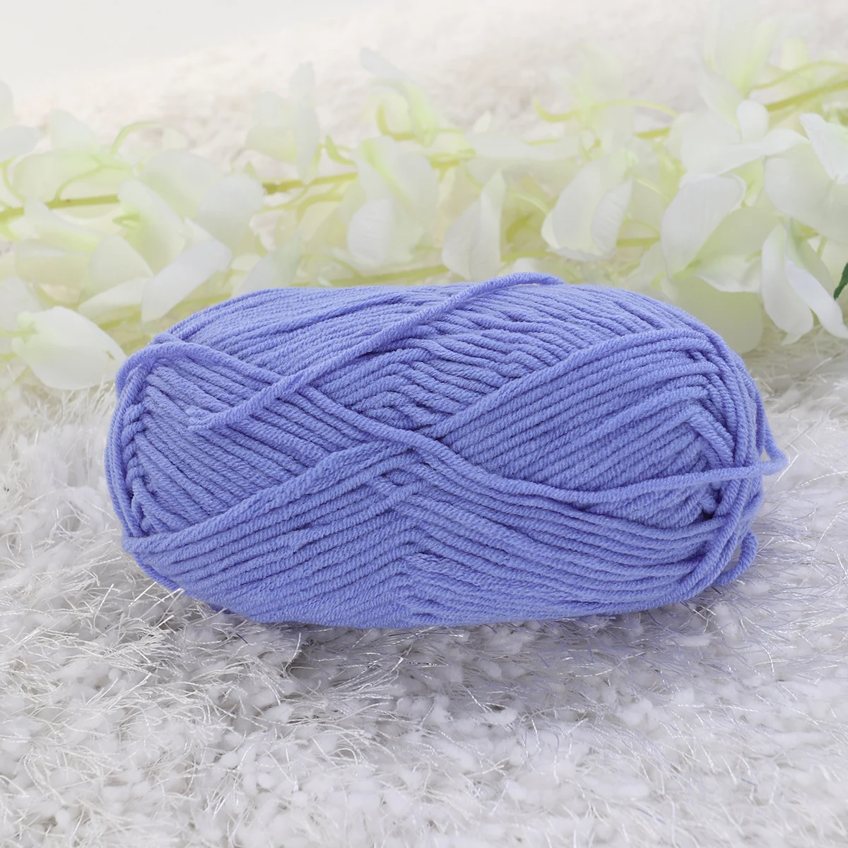 

Milk Cotton Yarn 50G Chunky Soft Cotton Yarn Knitting Crochet for Sweaters Hats Scarves Accessories Knitting Accessories