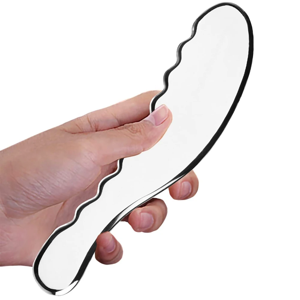 Stainless Steel Gua Sha Scraping Massage Tool - ASTM Tools Great Soft Tissue Mobilization Tool