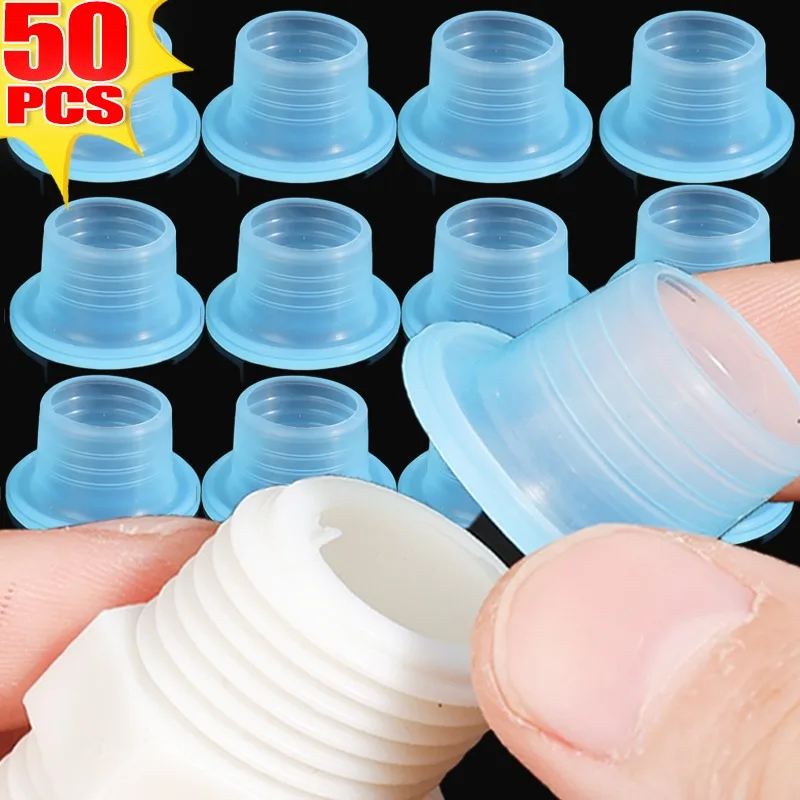 

50/10Pcs Faucet Sealing Gasket Silicone Prevent Dripping Leak-proof Sealed Buckle Rubber Pipes Washer Threaded Pipe Fitting Plug