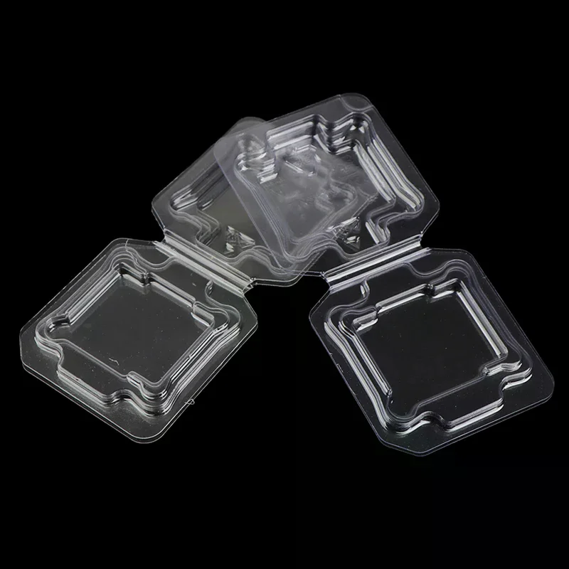 10pc CPU Box CPU Plastic Protective Case CPU Clamshell Tray Case Container