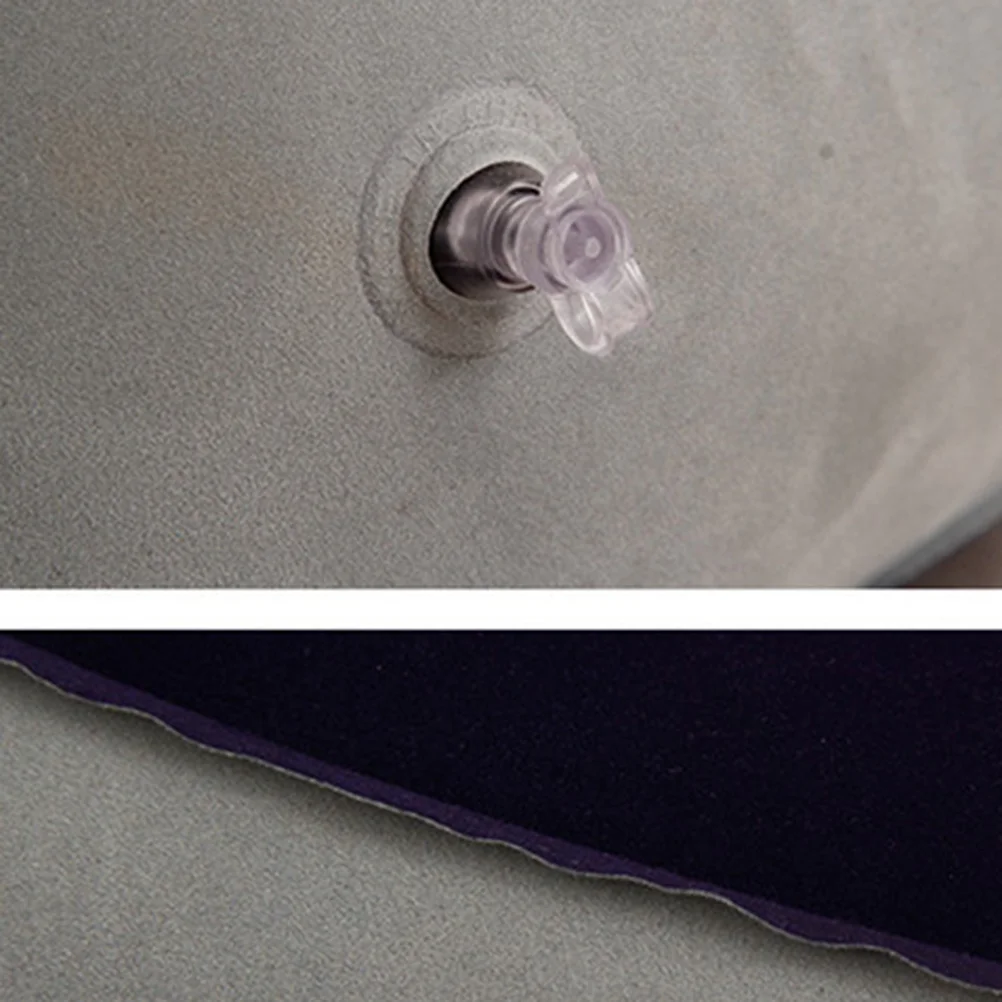 2 Pcs Inflatable Foot Rest Pad Airplane Cushion Footrest Leg Pillow Footstool Travel