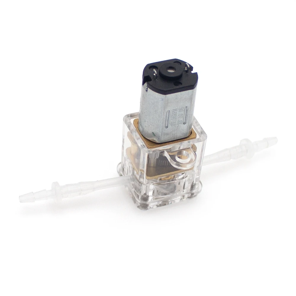 Micro Peristaltic Pump Dosing Pump 3V/6V Mini Pump Liquid Self-Priming 1ML/MIN Water Pump Silicone Tube for Aquarium Tank