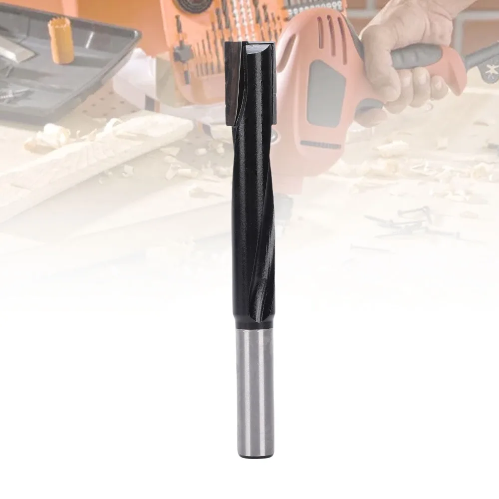 12mm Shank Spiral Router Bit Hardened Steel Body 25mm Flute Length Carbide Cutter End Mill 16mm Diameter Carbide Cutter