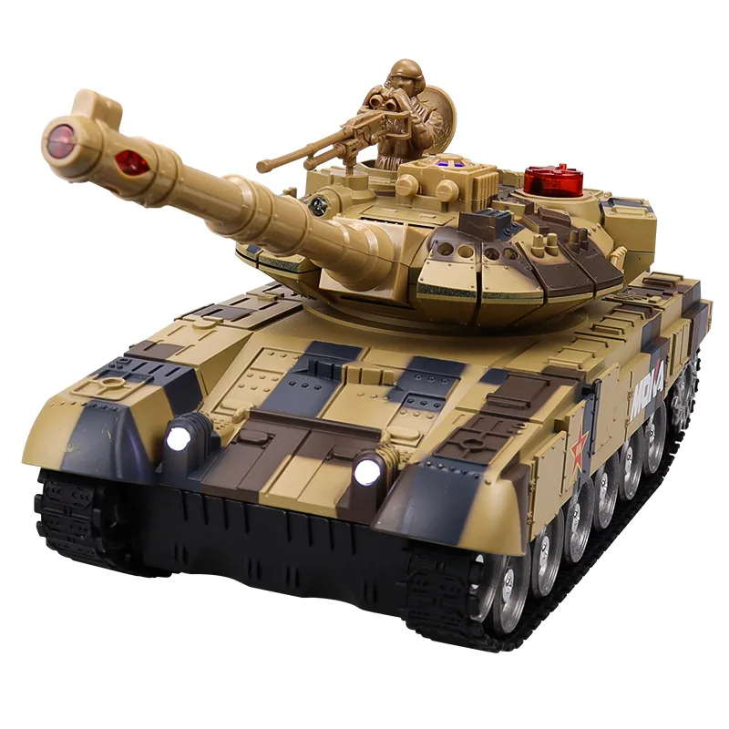 33CM DUŻY BATTLE RC TANK 2.4G MODEL ŁADOWARKA OFF-ROAD CRAWLER RC TOY CAR DLA CHŁOPCA