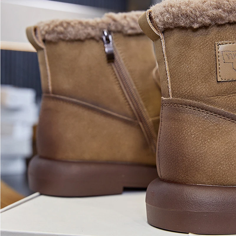 2024 moda de luxo botas de neve de inverno feminino casual versátil botas de tornozelo para senhoras sapatos de tendência quente tênis feminino