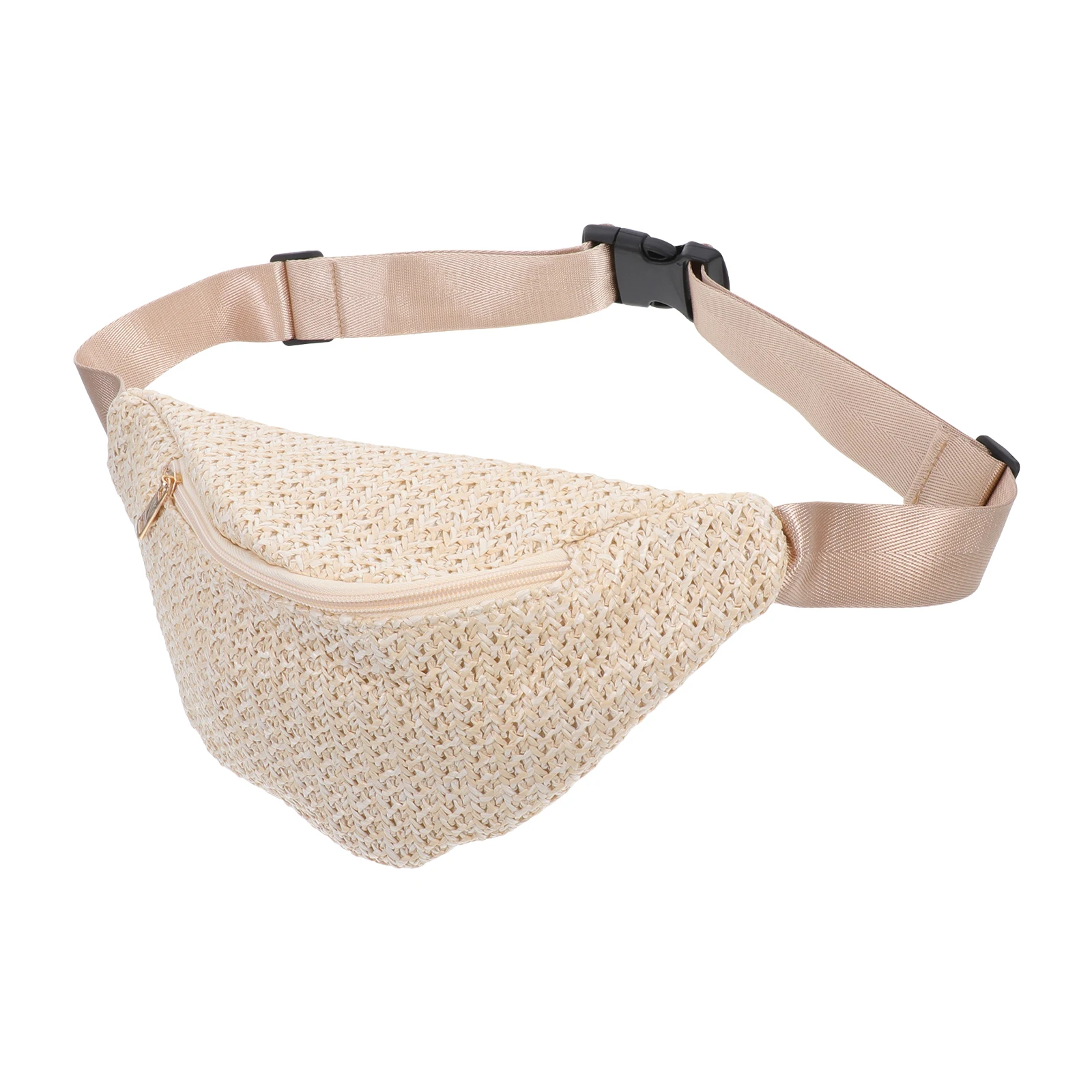 Borsa elegante Borsa da petto in paglia Marsupio estivo Borse a tracolla da donna sintetiche Borse da trekking per cani da viaggio