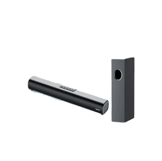 

60W Home Theater Karaoke 2.1-Ch Stereo Amplifier 2 UHF Wireless Microphone Supports, Optical/USB/ARC/AUX/COAX