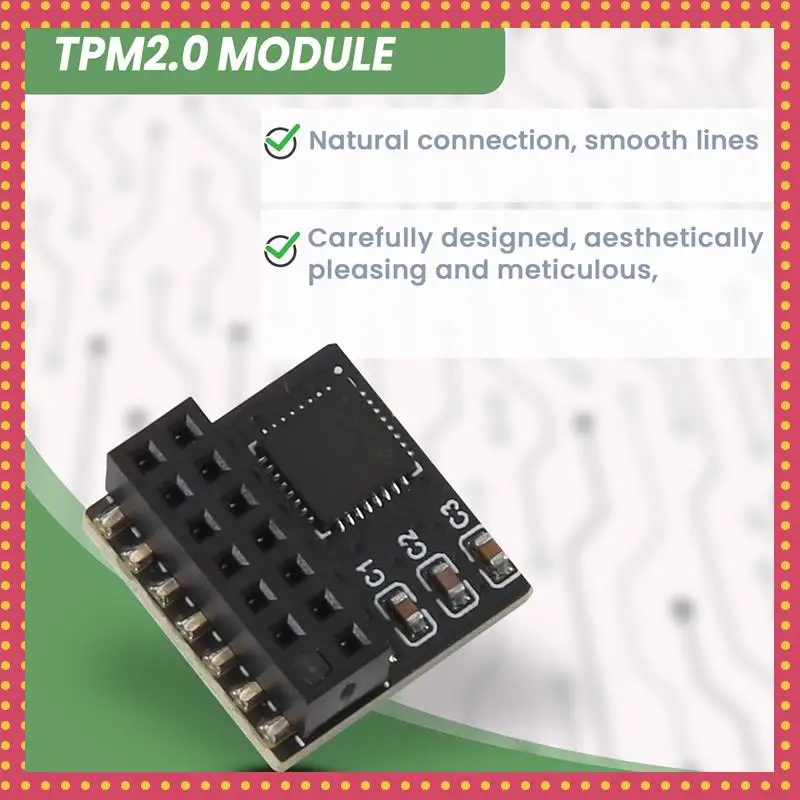B74A TPM Security Module TPM2.0 dla ASUS TPM SPI Parallel Trusted Platform Module Wielofunkcyjny moduł przenośny