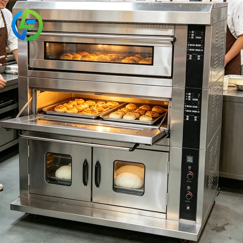 Professional Bread Baking Oven Combination System with Convection Oven and Proofer Cabinet Customized