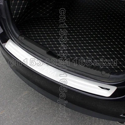 

Trim For Mazda 6 Atenza 2014 2015 2016 2017 2018 2019 2020 stainless steel Rear Bumper Protector Sill Trunk Tread Plate