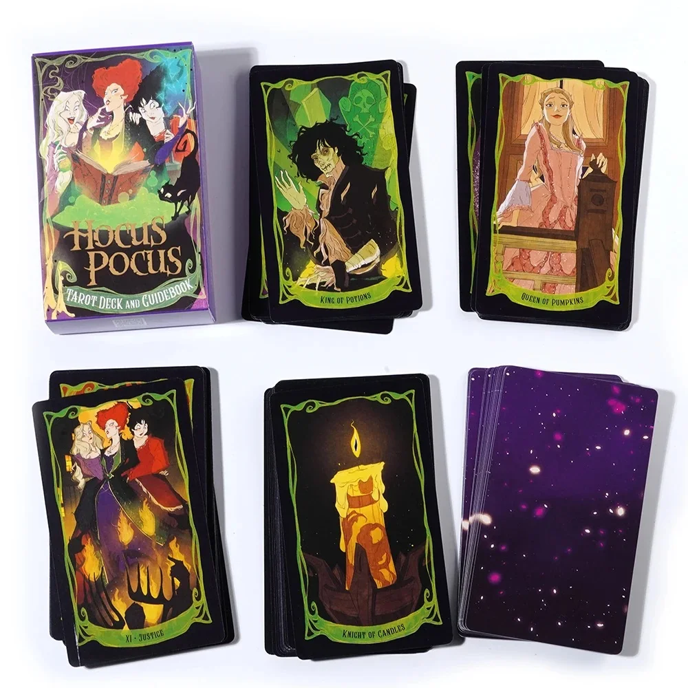 لعبة بطاقات سطح السفينة من Hocus Pocus مكونة من 78 قطعة هدية لبطاقات