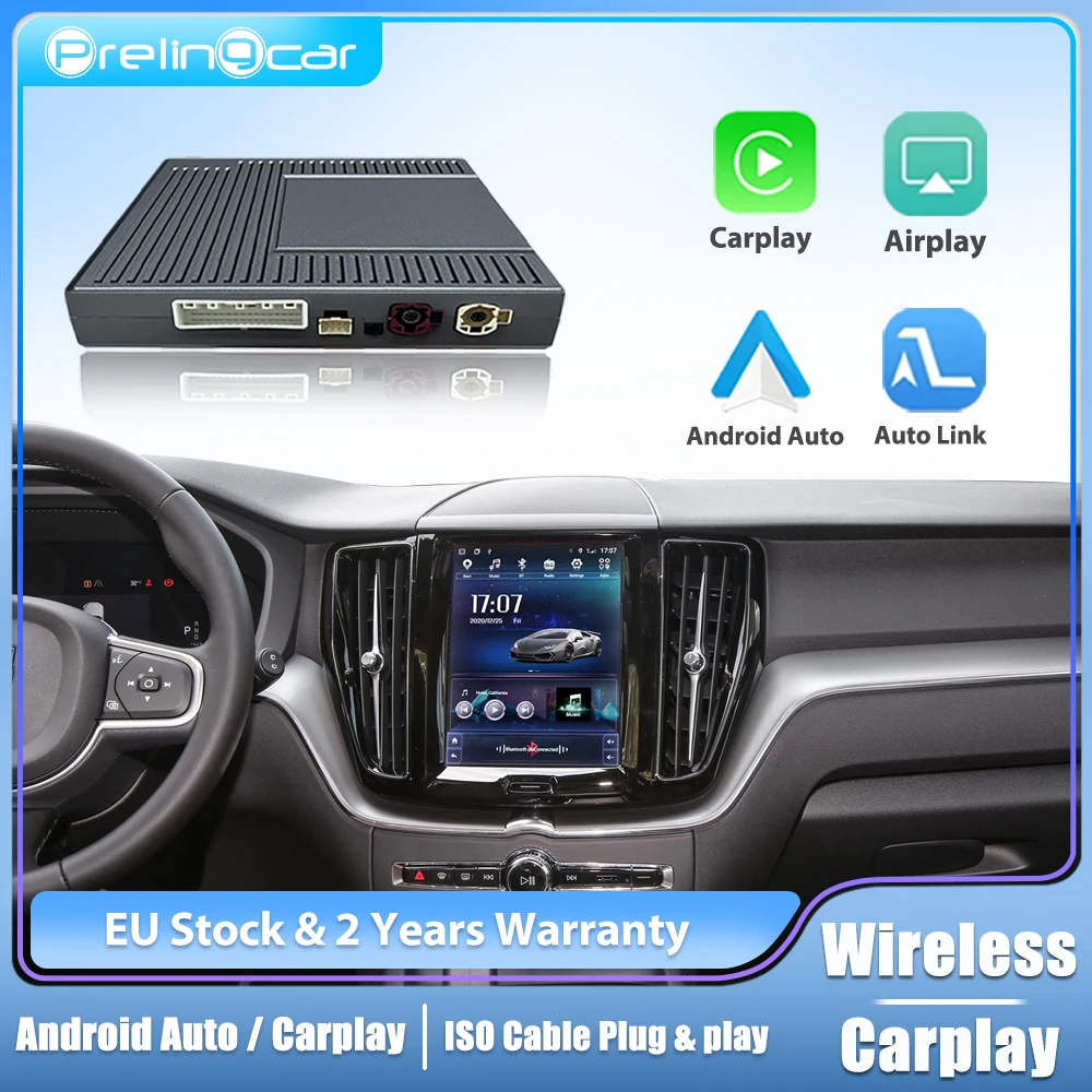 Wireless CarPlay For VOlVO s60 V40 2015-19 Years V60 XC60 2015-17 Years Buick Android Miror Link Airplay Carplay Function