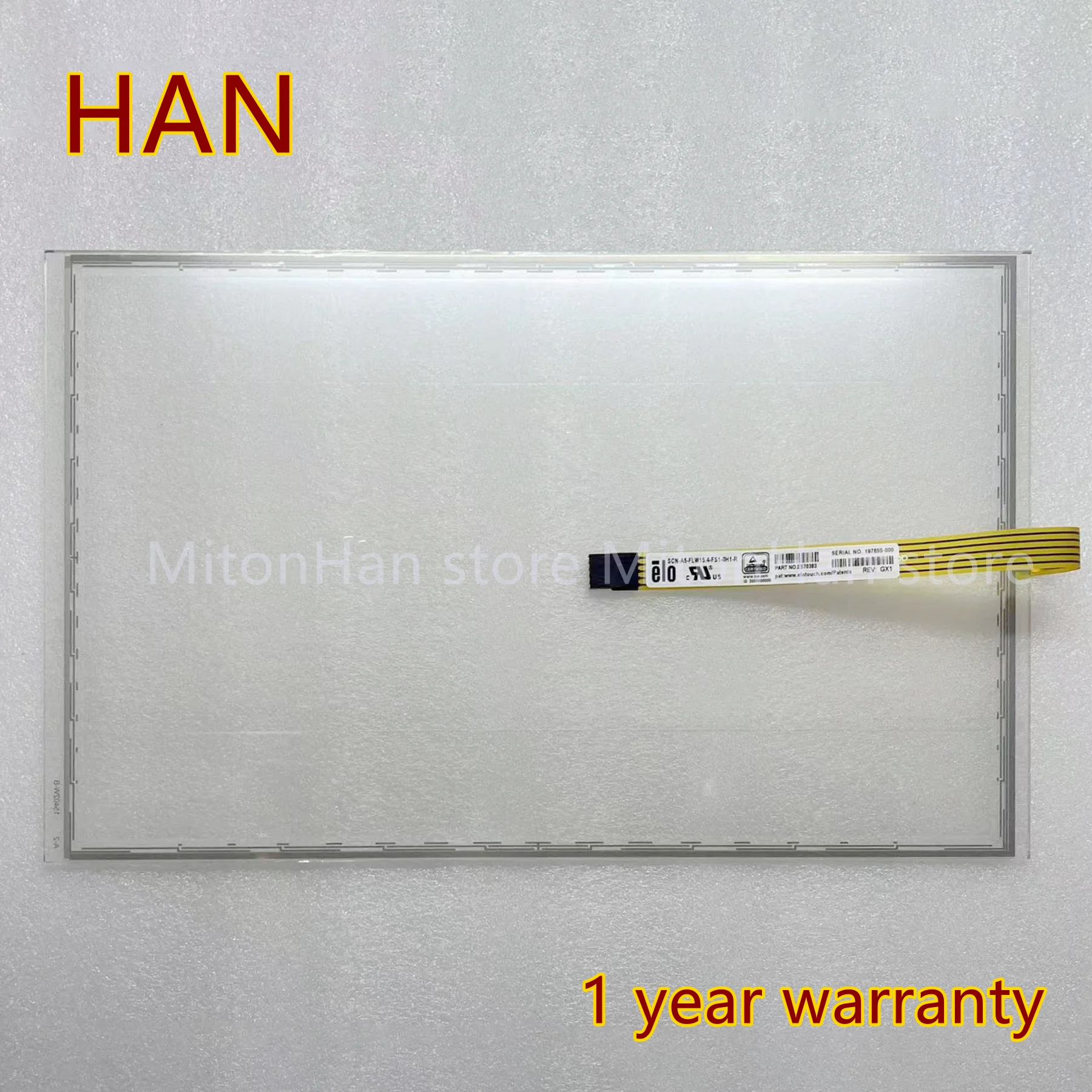 

New For E570383 SCN-A5-FLW15.4-FS1-0H1-R 15.4 inch Touch Panel Screen Glass Digitizer