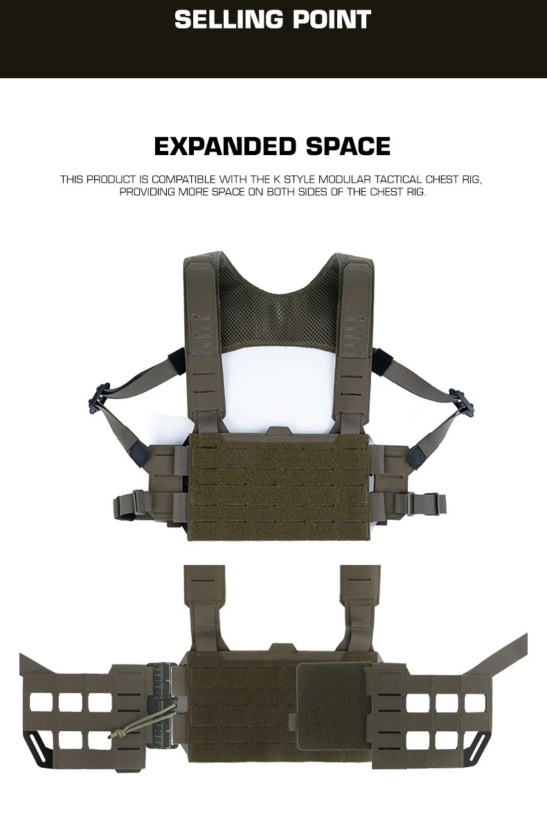 Modulares Brustgurt-Erweiterungskit – MOLLE Schnellverschluss-Gurtsystem für Training, Wandern, Jagd und Outdoor-Aktivitäten – Detail 5
