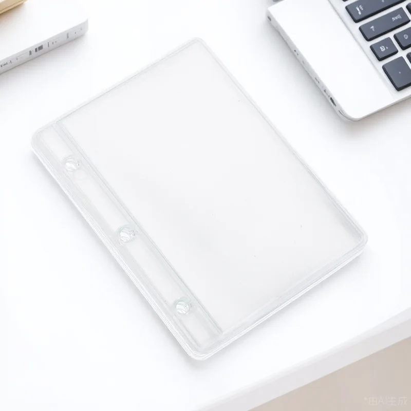 

10pcs Binder Substitute Paper Daily Use PVC Mini Pockets Replaceable Budget Pocket 3 Hole Loose Leaf Transparent Envelopes
