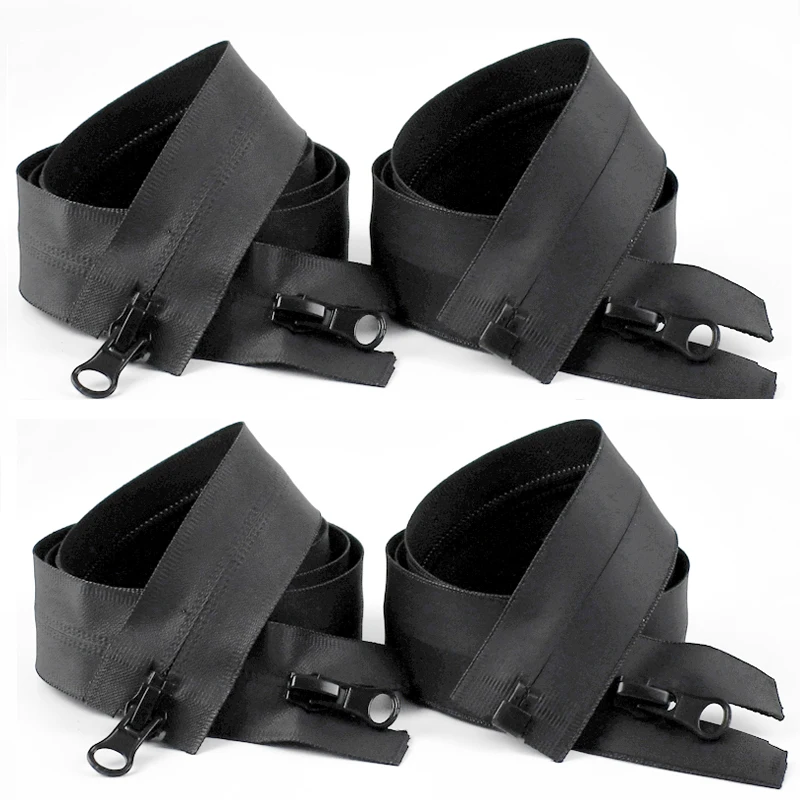 

1-5P 15-100cm Waterproof Nylon Zippers for Down Coat Sport Clothes Jacket Zip Tent Garment Closure Zips Repair Kit DIY Accessory