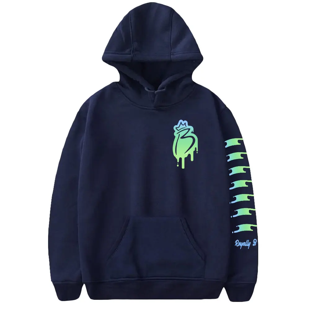 BriannaPlayz Merch Groen Gedimde Hoodie Unisex Lange Mouw Heren Dames Sweatshirt Met Capuchon Sociale Media Ster Jeugdige Kleding