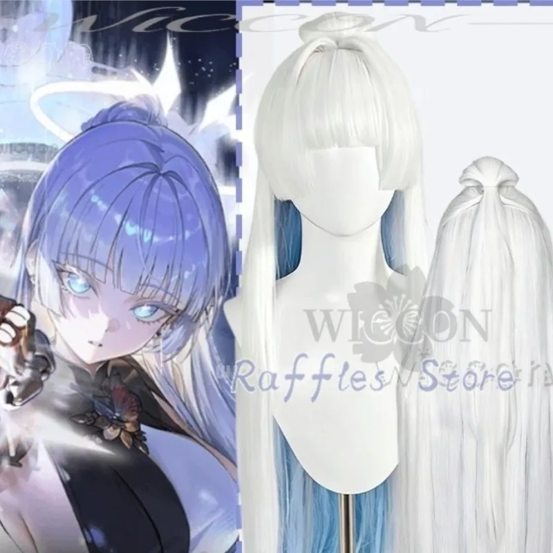 

Костюм для взрослых Disfraz Anime Game GODEESSS 코스프레 3rd Cosplay Nayuta, синие длинные волосы, аксессуары, для Хэллоуина и карнавала