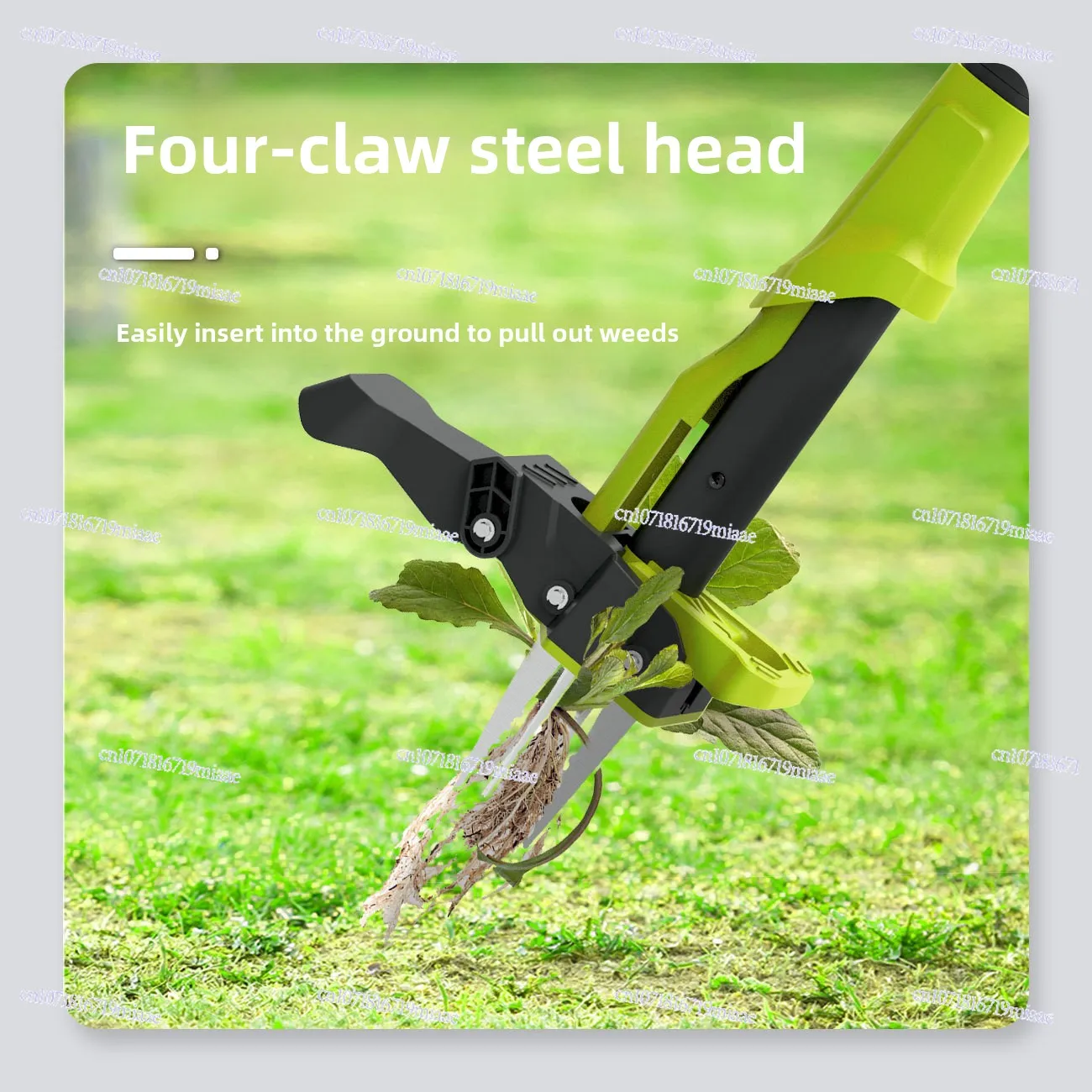 Removable Garden Weed Removal Tool Labor-saving No-bend Weed Puller