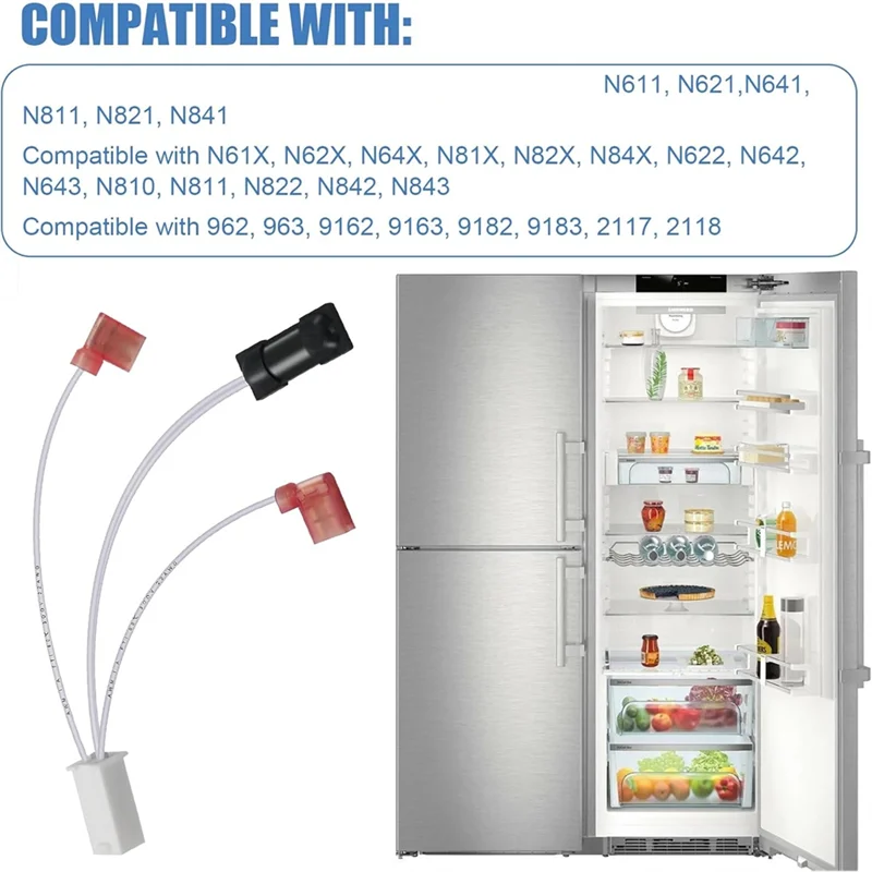 ABUI-For Norcold لـ N611، N621، N811، N821، N841 متوافق مع 618548 الثرمستور وأجزاء مشبك الثلاجة RV #3