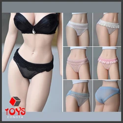 1/6 Scale Female Sexy Lace Briefs Underwear Clothing for 12-inch Figures Body Women Action Figure Shorts Doll Shorts Clothes