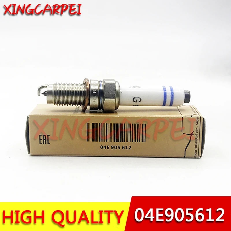 04E905612 4pcs 94968 Iridium Spark Plug For VW Golf For Passat Jetta Polo For A udi A1 A3 Q3 For Skoda Octavia For Seat Y5KPP332