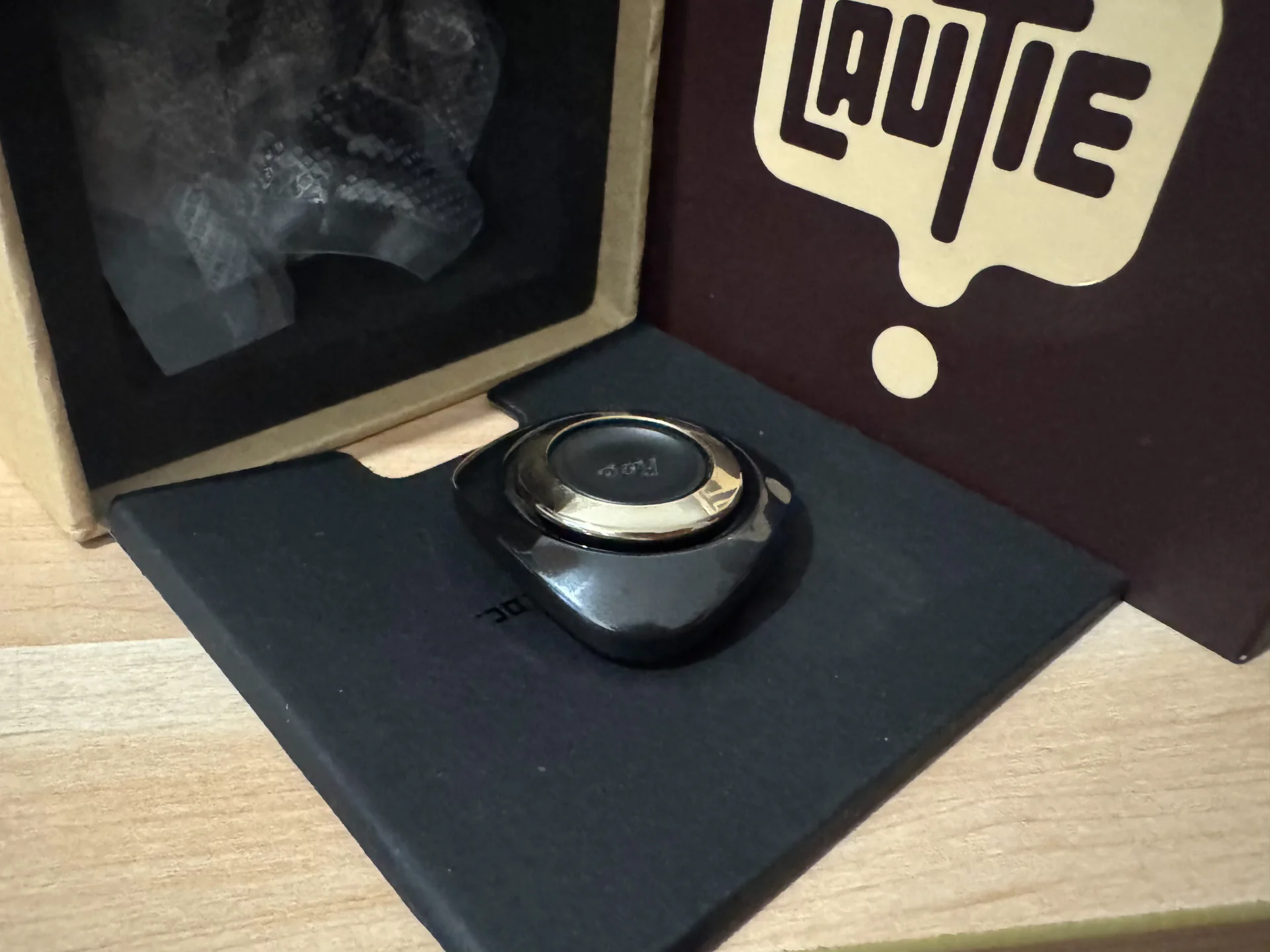 Used EDC LAUTIE Lautie Roc2 Ring Gyro Sprocket Fidget Spinner