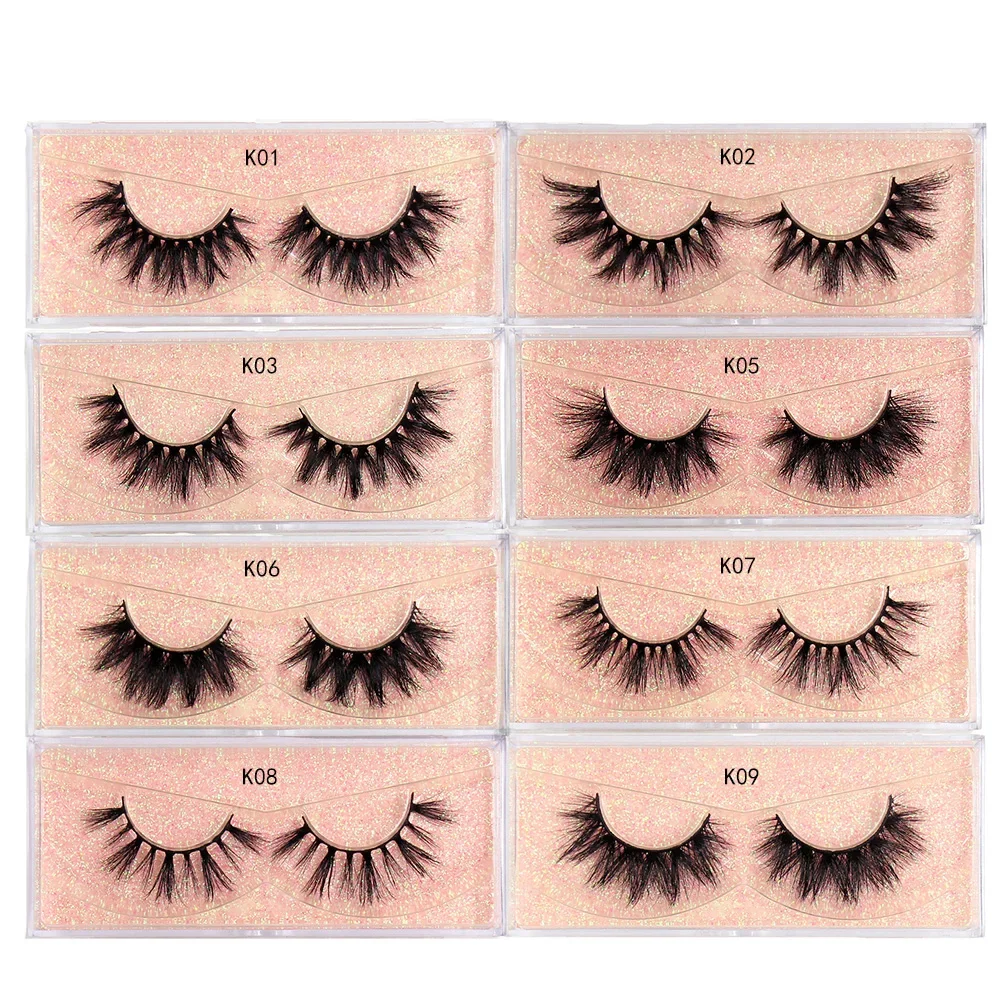 AMAOLASH Makeup faux cils Eyelashes 3D Mink Lashes Fluffy Soft  Natural long Cross False Eyelashes Eye Lashes Reusable Eyelash