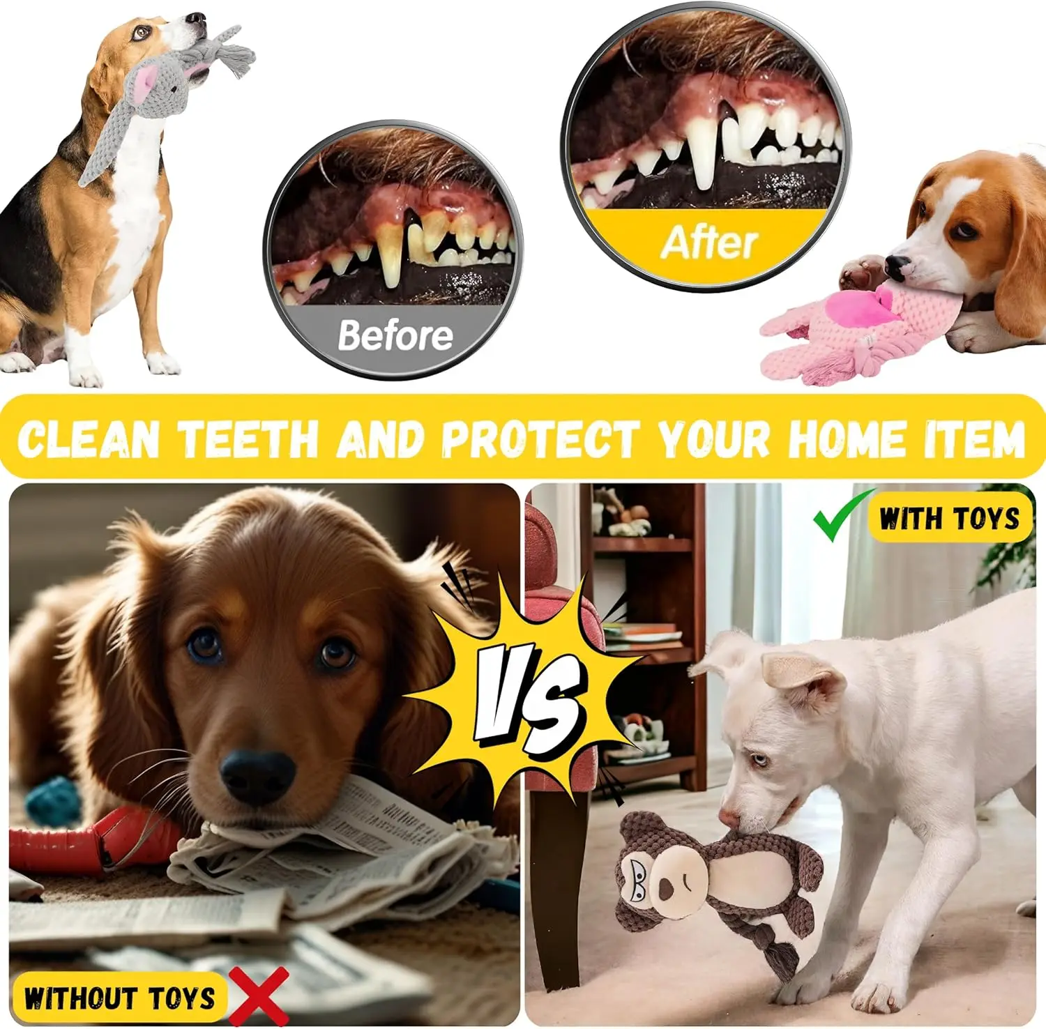 Thumbnail 3 - #64 Squeaky Dog Toys List of Top Picks