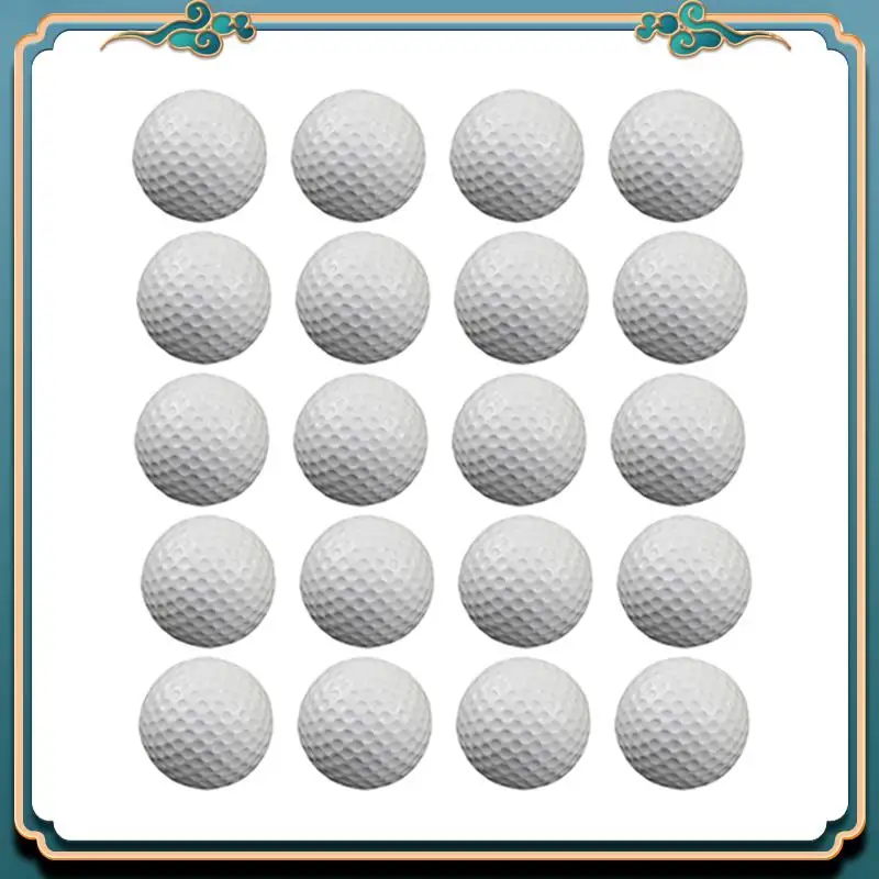 Latest 40 Pcs Air Golf Practice Balls,Foam Ball,Golf Training Indoor And Outdoor, For Backyard Hitting Mat,White