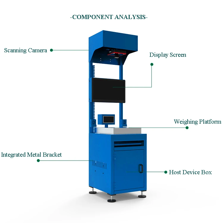 OEM Dynamic Dimensioning Weighing Scanning CE Certification Dimensioning Weighing Scanning Machine