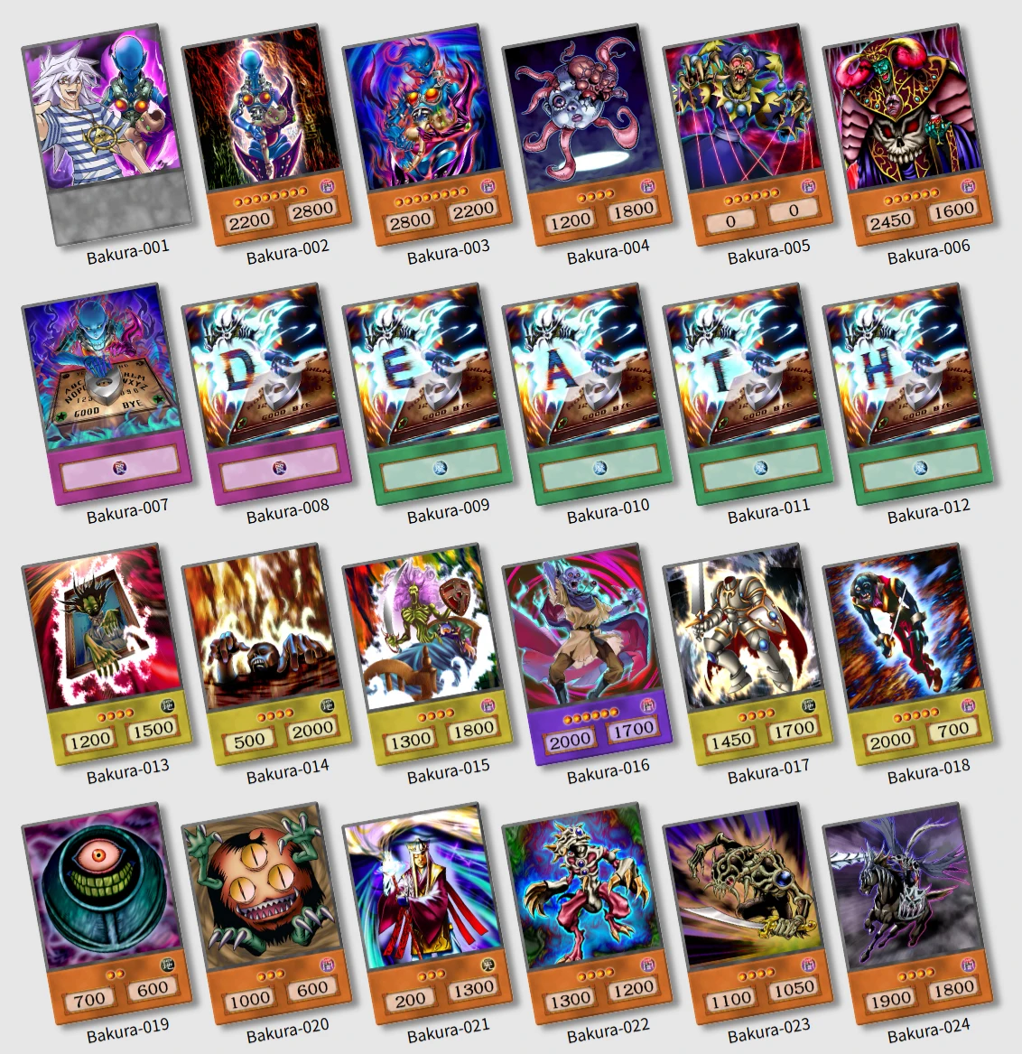 50pcs/set YGO Yami Bakura Occult Deck Orica Battle City Necrofear Destiny Board Spirit Message Anime Style Paper Cards - AliExpress 26 50pcs/set YGO Yami Bakura Occult Deck Orica Battle City Necrofear Destiny Board Spirit Message Anime Style Paper Cards - AliExpress 26